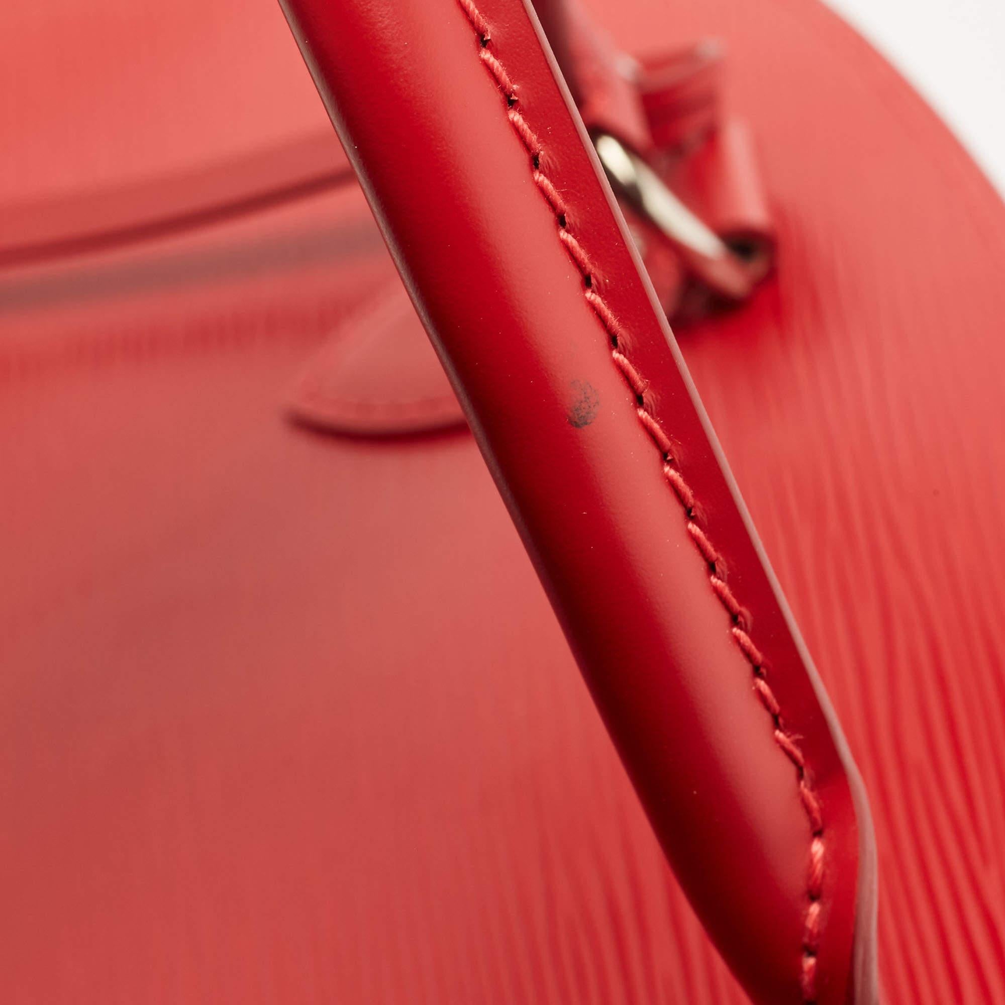 Louis Vuitton Red Epi Leather Jasmin Bag 8