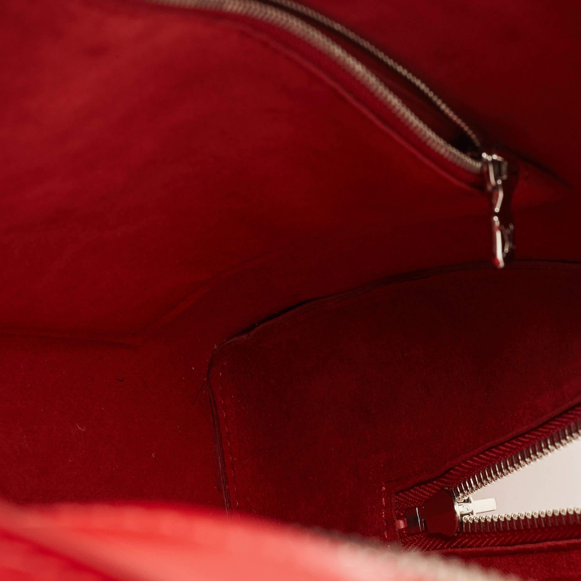 Louis Vuitton Red Epi Leather Jasmin Bag 10