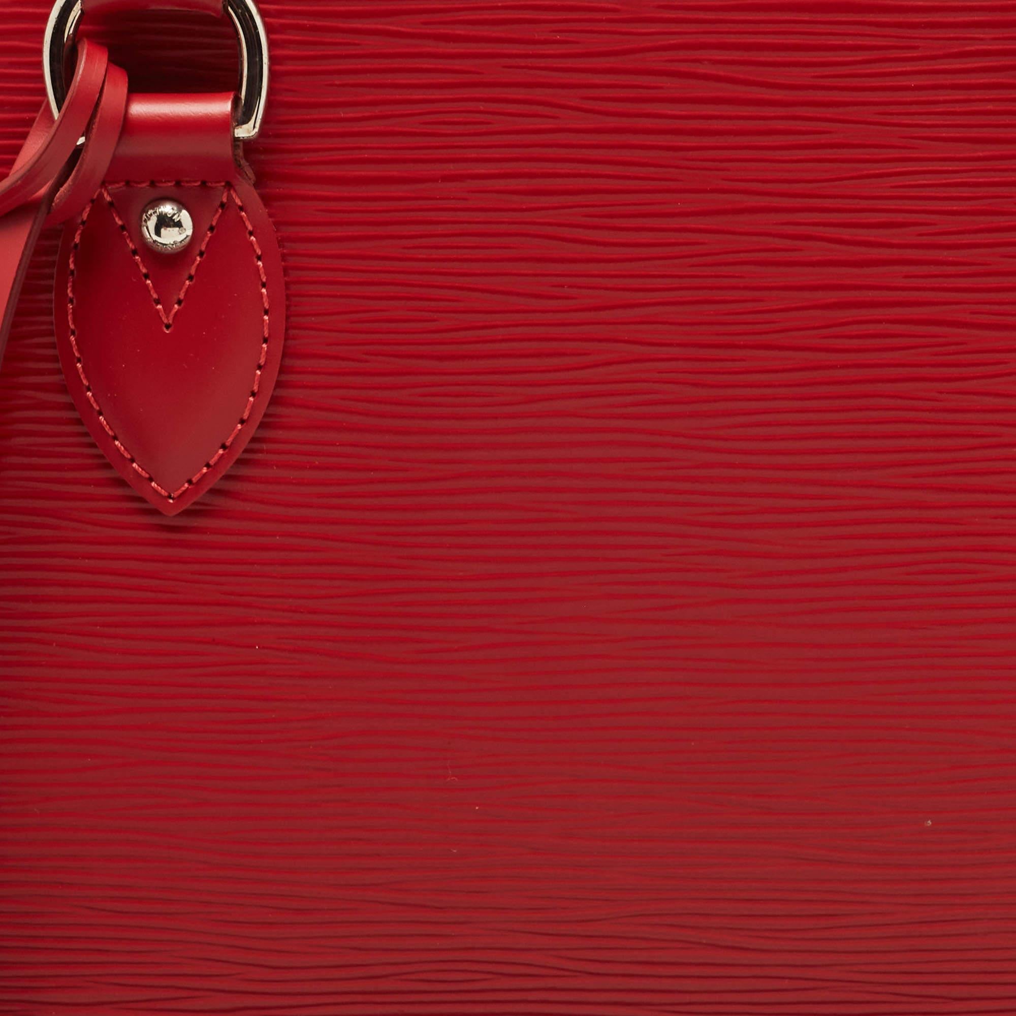 Louis Vuitton Red Epi Leather Jasmin Bag 4