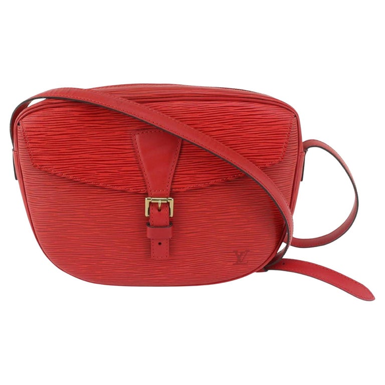 Louis Vuitton Red Epi Leather Jeune Fille Crossbody Bag 825lv68 at 1stDibs