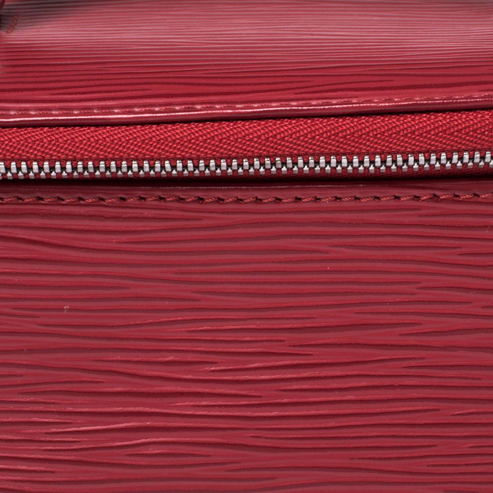 Louis Vuitton Red Epi Leather Jewelry Box 1