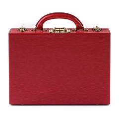 Louis Vuitton Red Epi Leather Jewelry Case