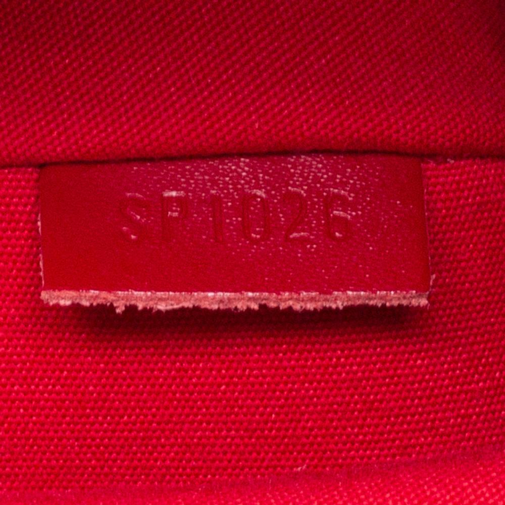 Louis Vuitton Rote Epi-Leder Keepall 45 im Angebot 5
