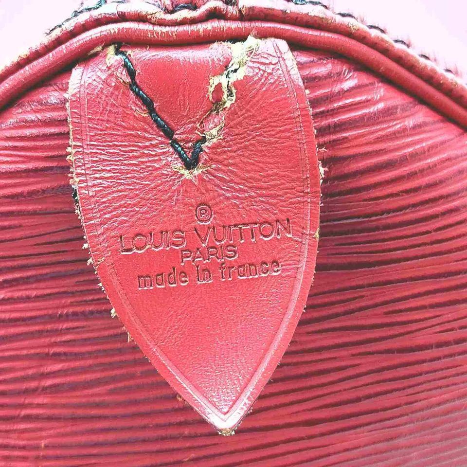 Louis Vuitton Red Epi Leather Keepall Boston Duffle PM 861500 6