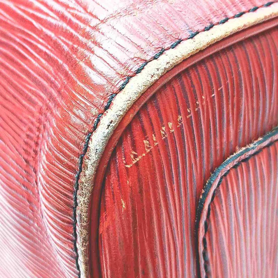 Louis Vuitton Red Epi Leather Keepall Boston Duffle PM 861500 4