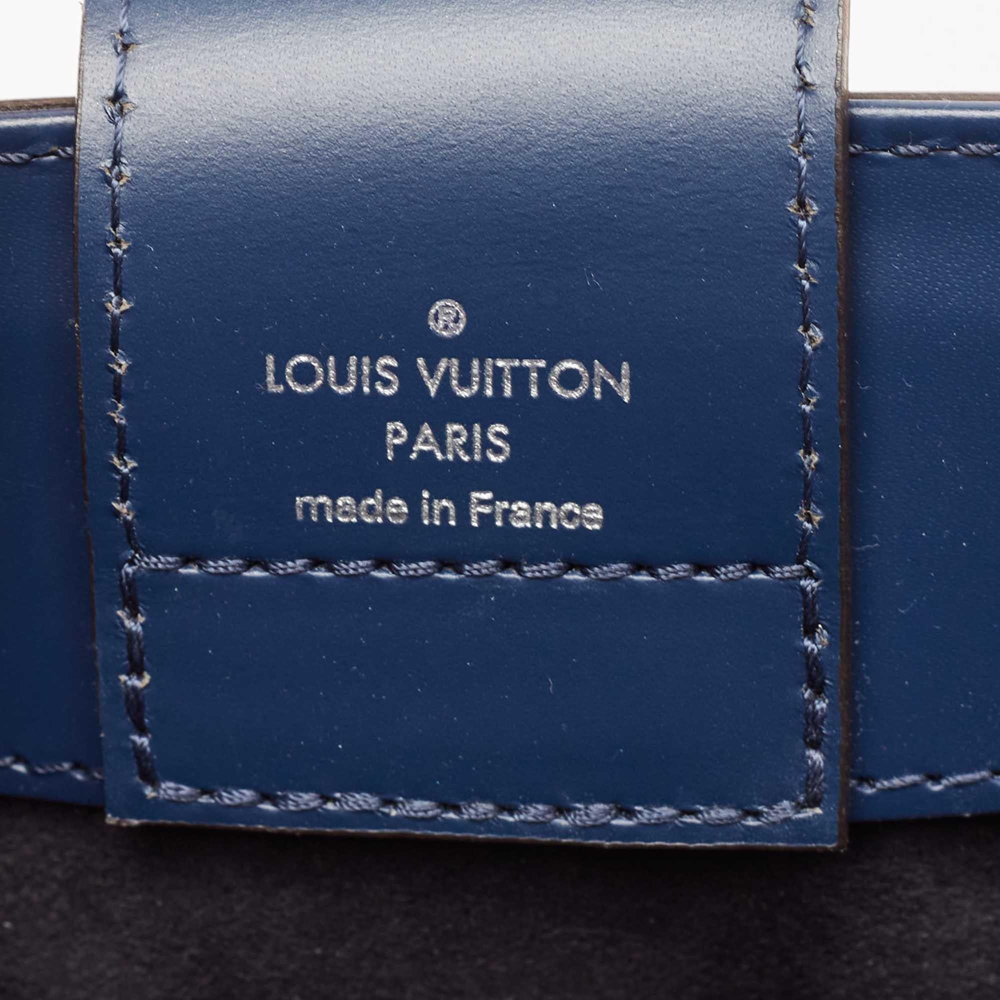 Louis Vuitton Red Epi Leather Kleber PM Bag For Sale 5