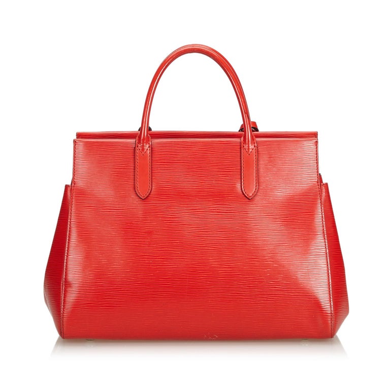 Louis Vuitton Red Epi Leather Leather Epi Marly MM France at 1stDibs
