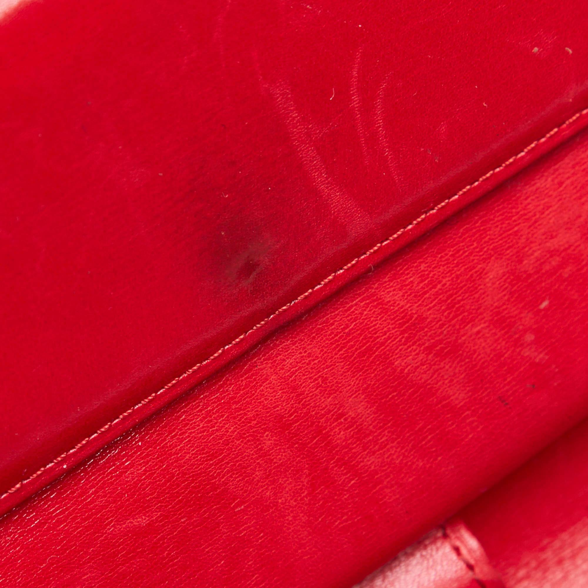 Louis Vuitton Red Epi Leather Leather Epi Porte Tresor International Spain For Sale 3