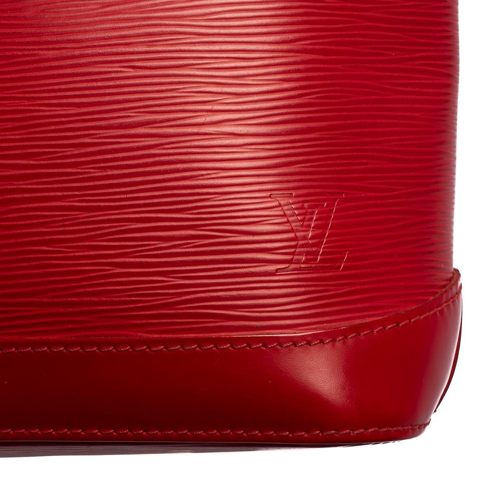 Louis Vuitton Red Epi Leather Lockit Vertical Bag 6