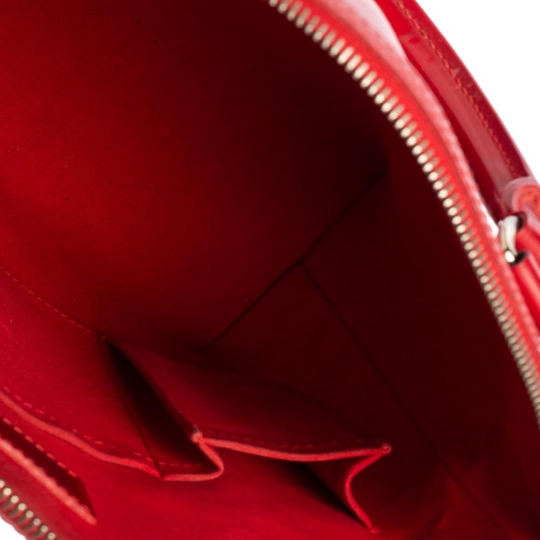 Louis Vuitton Red Epi Leather Lockit Vertical Bag 10