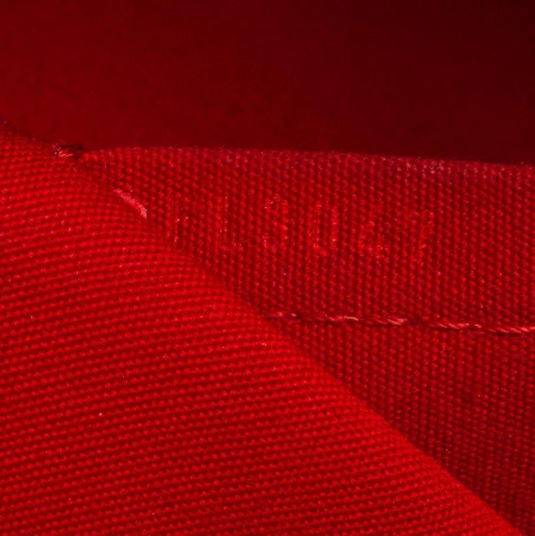 Louis Vuitton Red Epi Leather Lockit Vertical Bag 3