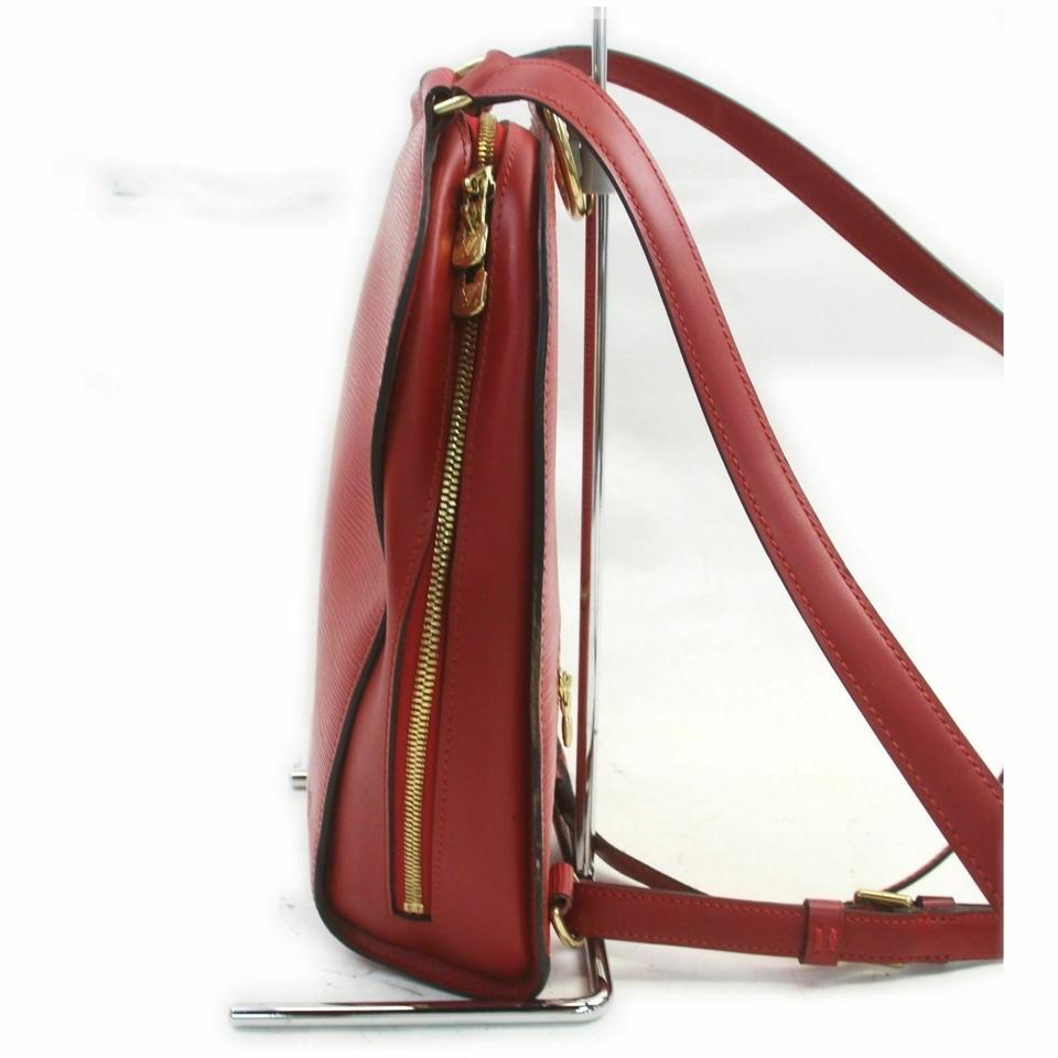 Louis Vuitton Red Epi Leather Mabillon Backpack 28LV713 5