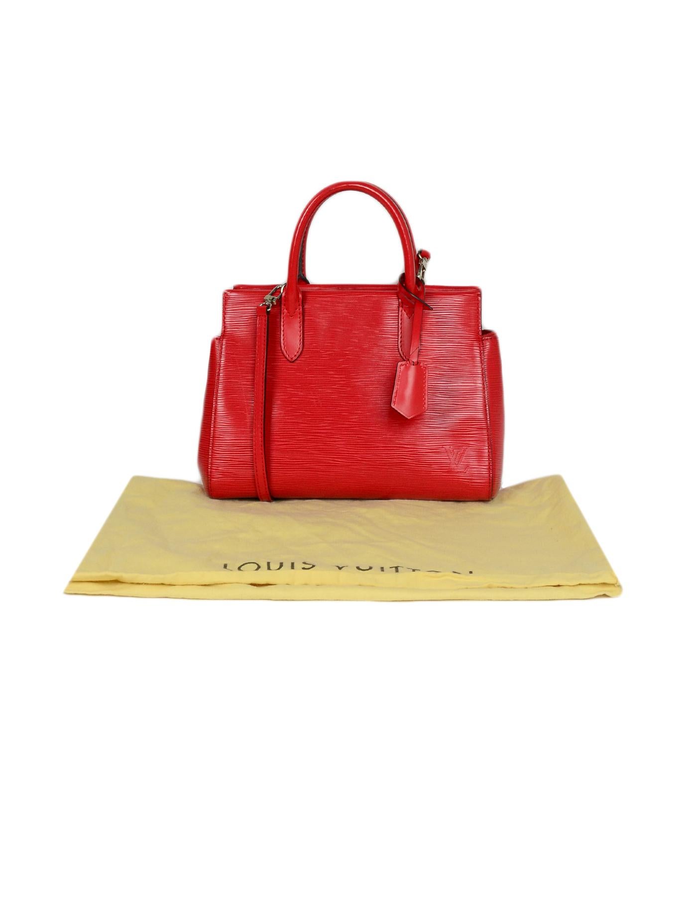 Louis Vuitton Red Epi Leather Marly BB Crossbody Bag 8