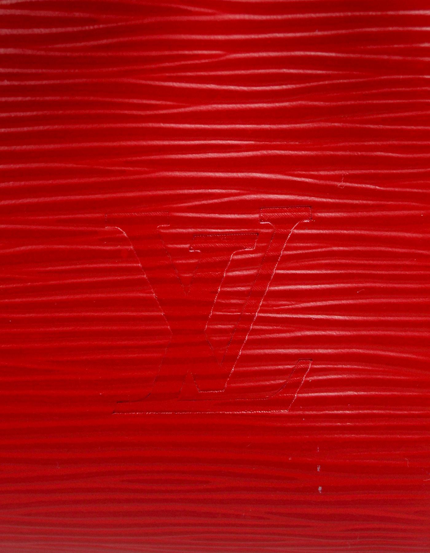 Louis Vuitton Red Epi Leather Marly BB Crossbody Bag 2