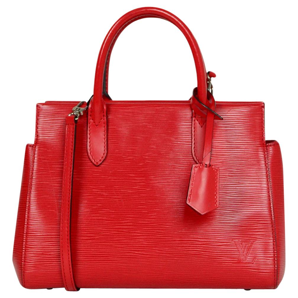 Louis Vuitton Red Epi Leather Marly BB Crossbody Bag at 1stDibs