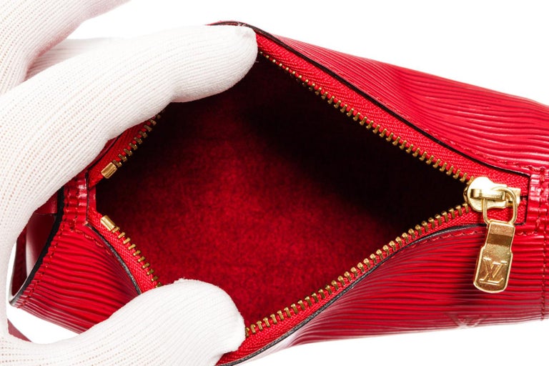 Louis Vuitton // 2002 Red Satin Mini Papillon Pochette – VSP Consignment