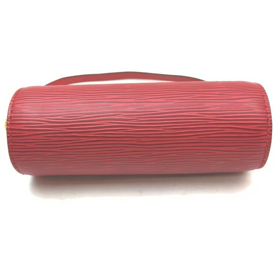Louis Vuitton Red Epi Leather Mini Soufflot 2way Papillon Wristlet Bag 862500 7