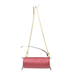 Louis Vuitton Red Epi Leather Mini Soufflot 2way Papillon Wristlet Bag 862500