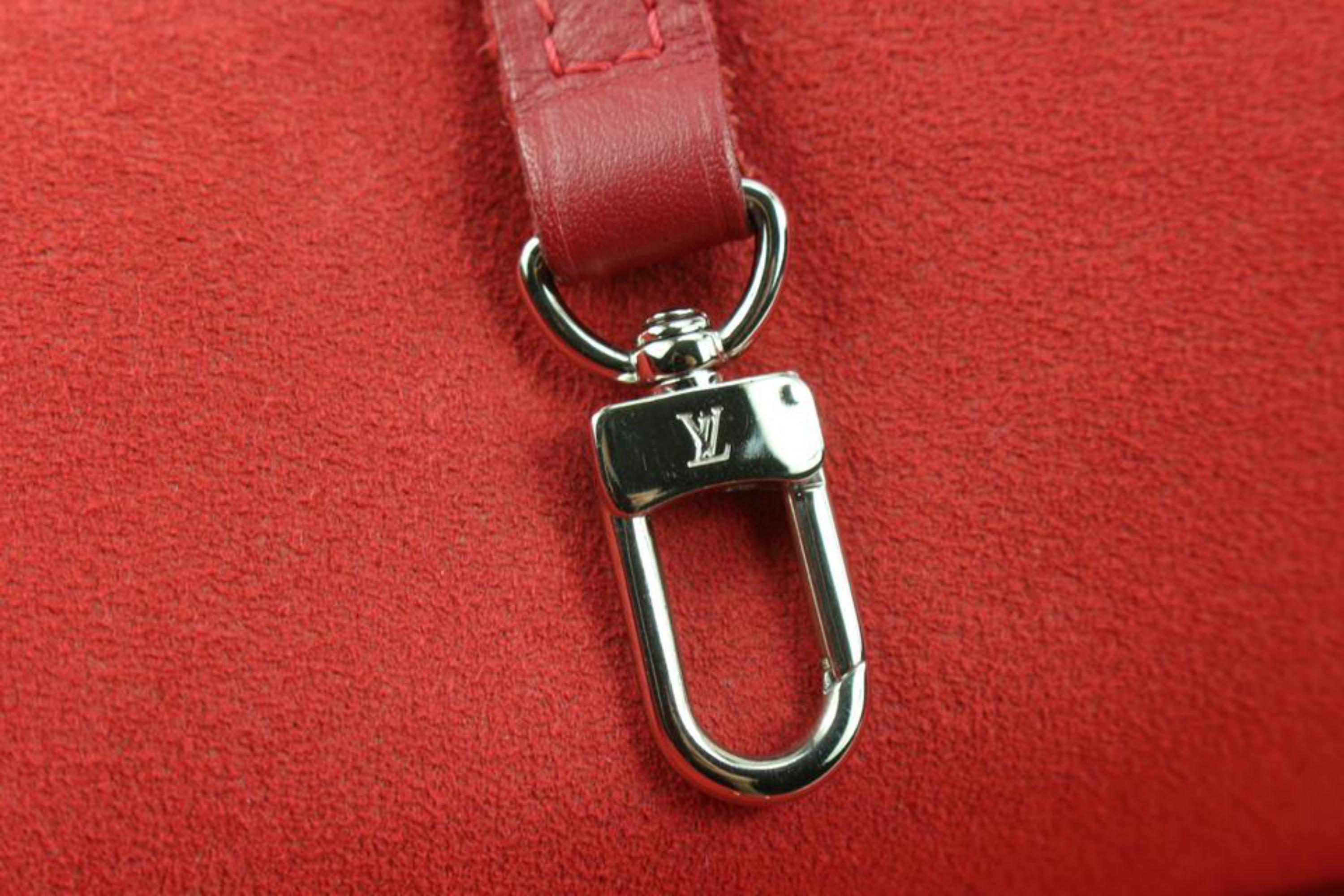 Louis Vuitton Epi Cuir Rouge Fourre-tout Neverfull MM 121lv49 en vente 4