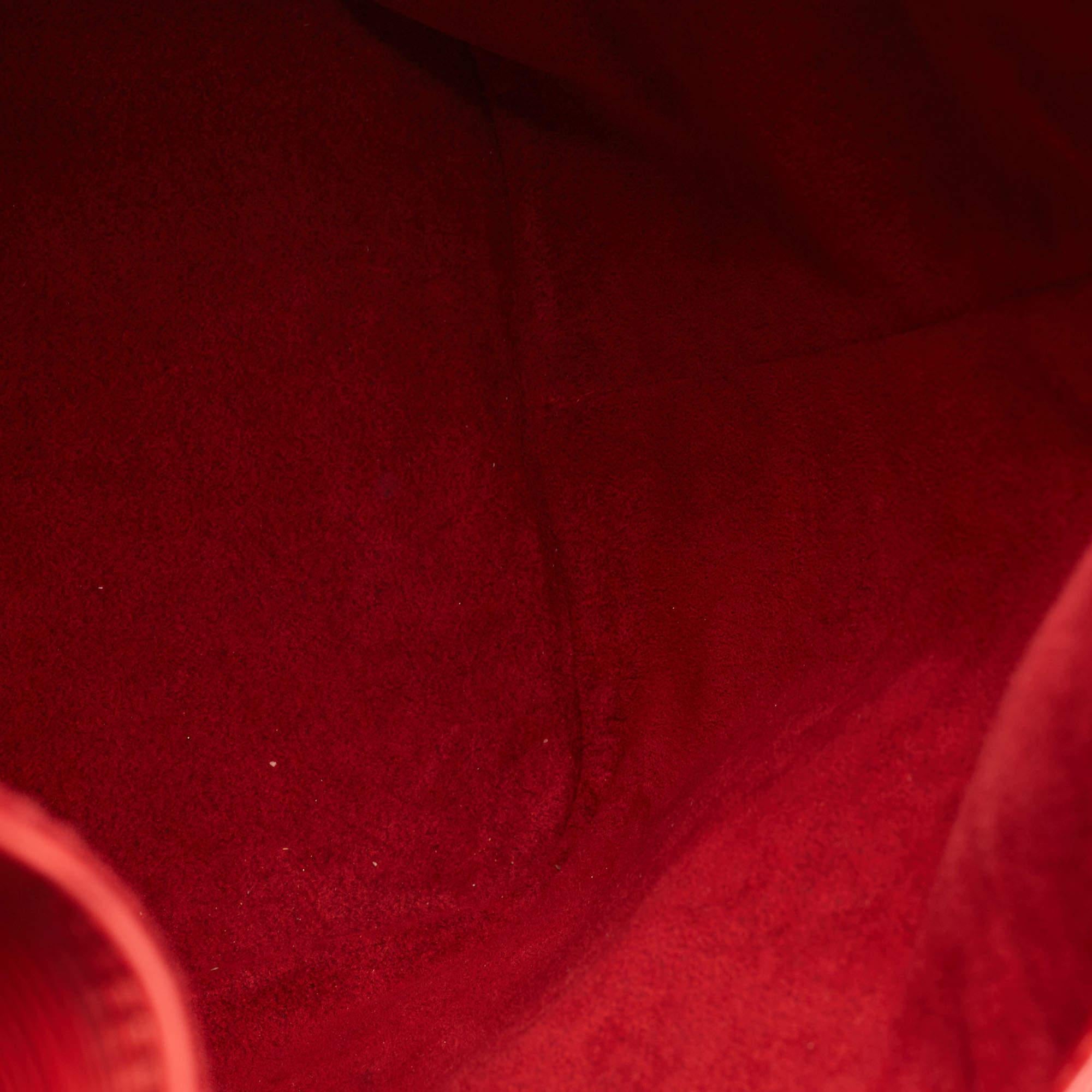 Louis Vuitton Red Epi Leather Noe Bag 8