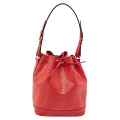 Louis Vuitton Red Epi Leather Noe Bag
