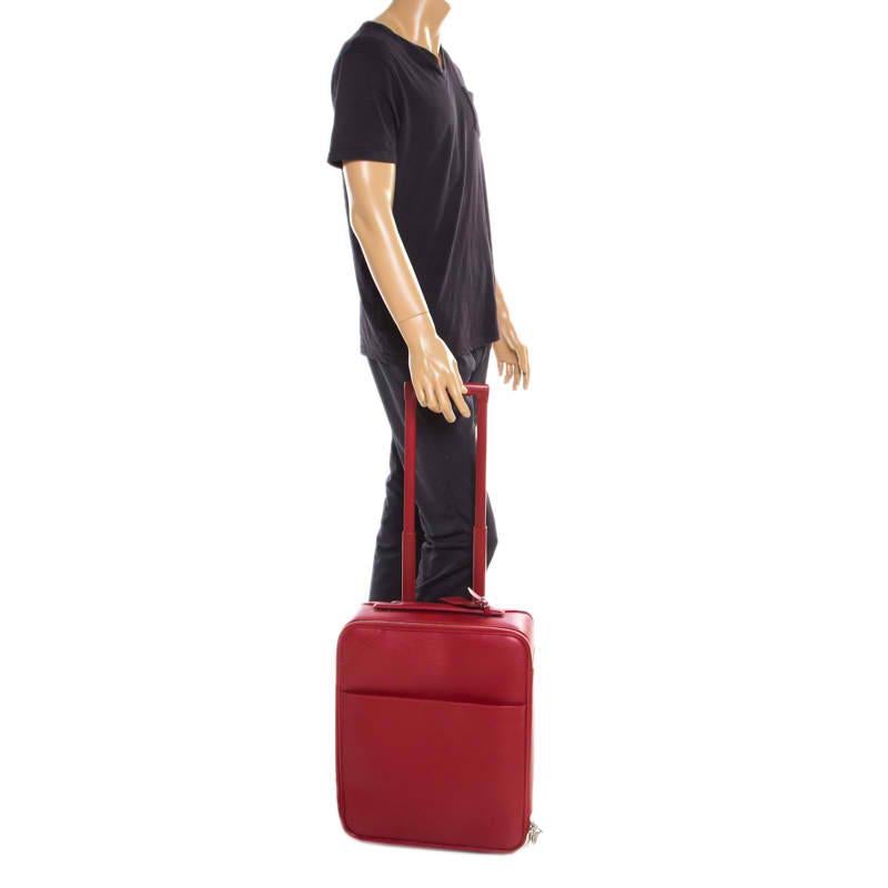 Louis Vuitton Red Epi Leather Pegase 45 Business Luggage (Rot)