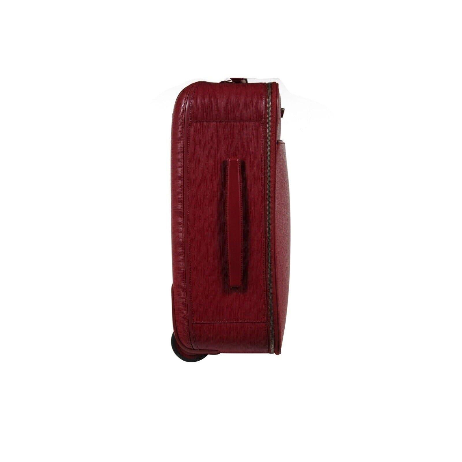 Louis Vuitton Pegase 50 Cuir Epi Rouge Valise Valise Trolley Bagage Carry On en vente 10