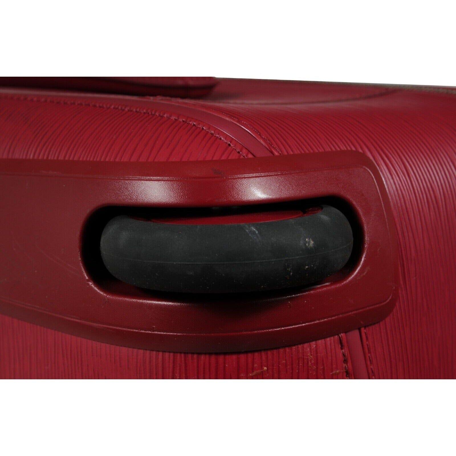 Louis Vuitton Pegase 50 Cuir Epi Rouge Valise Valise Trolley Bagage Carry On en vente 13