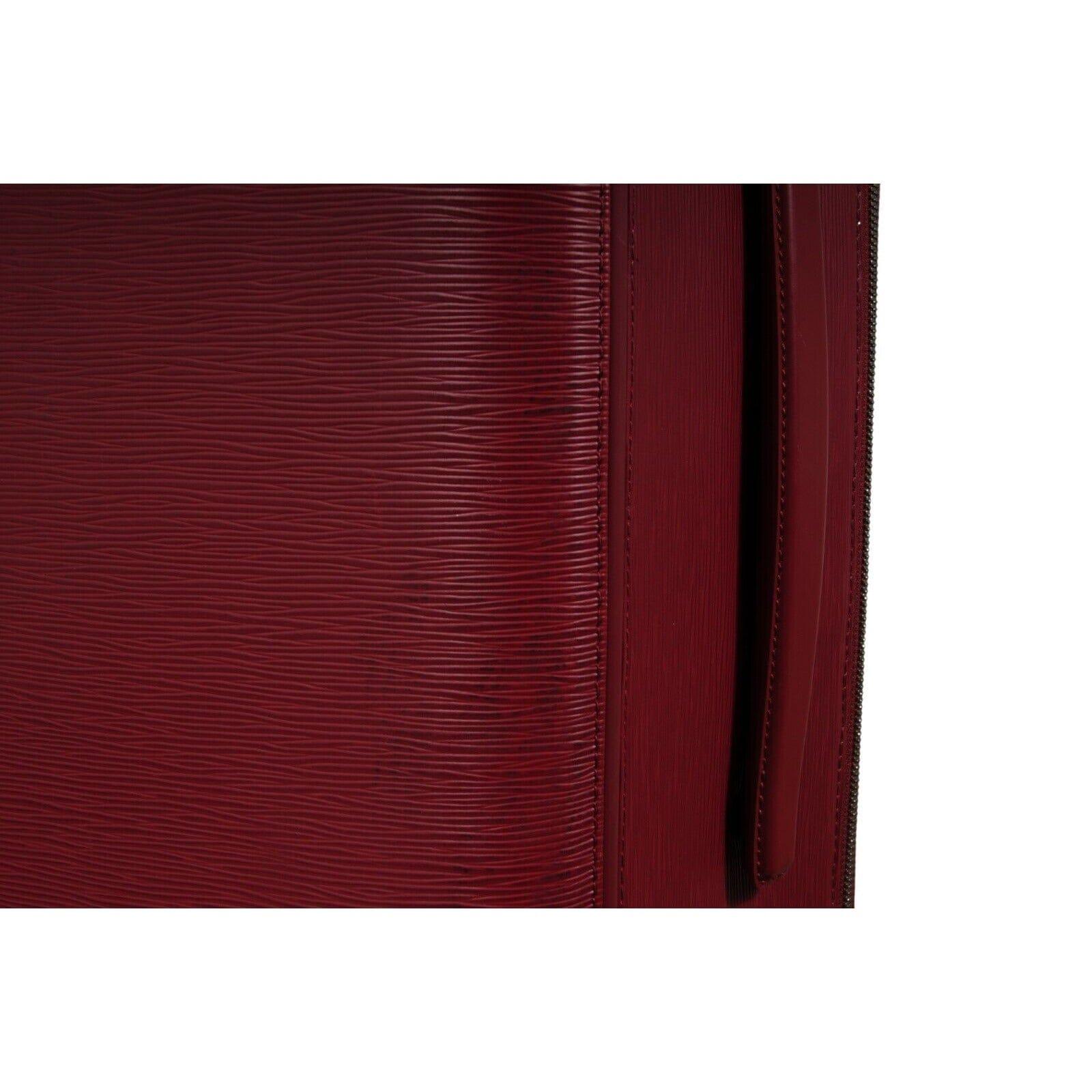 Louis Vuitton Pegase 50 Cuir Epi Rouge Valise Valise Trolley Bagage Carry On en vente 15