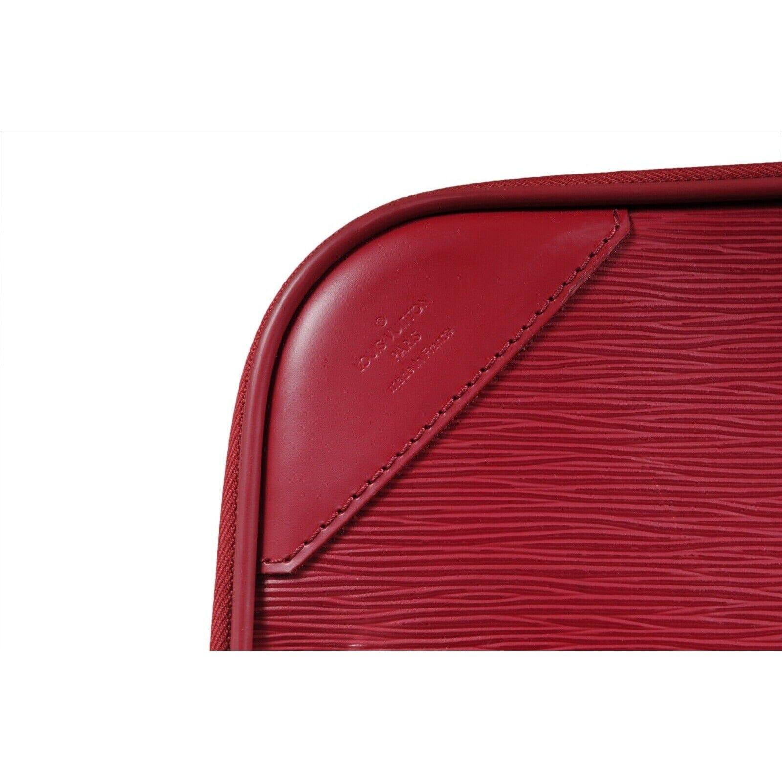 Louis Vuitton Pegase 50 Cuir Epi Rouge Valise Valise Trolley Bagage Carry On Bon état - En vente à North Miami, FL