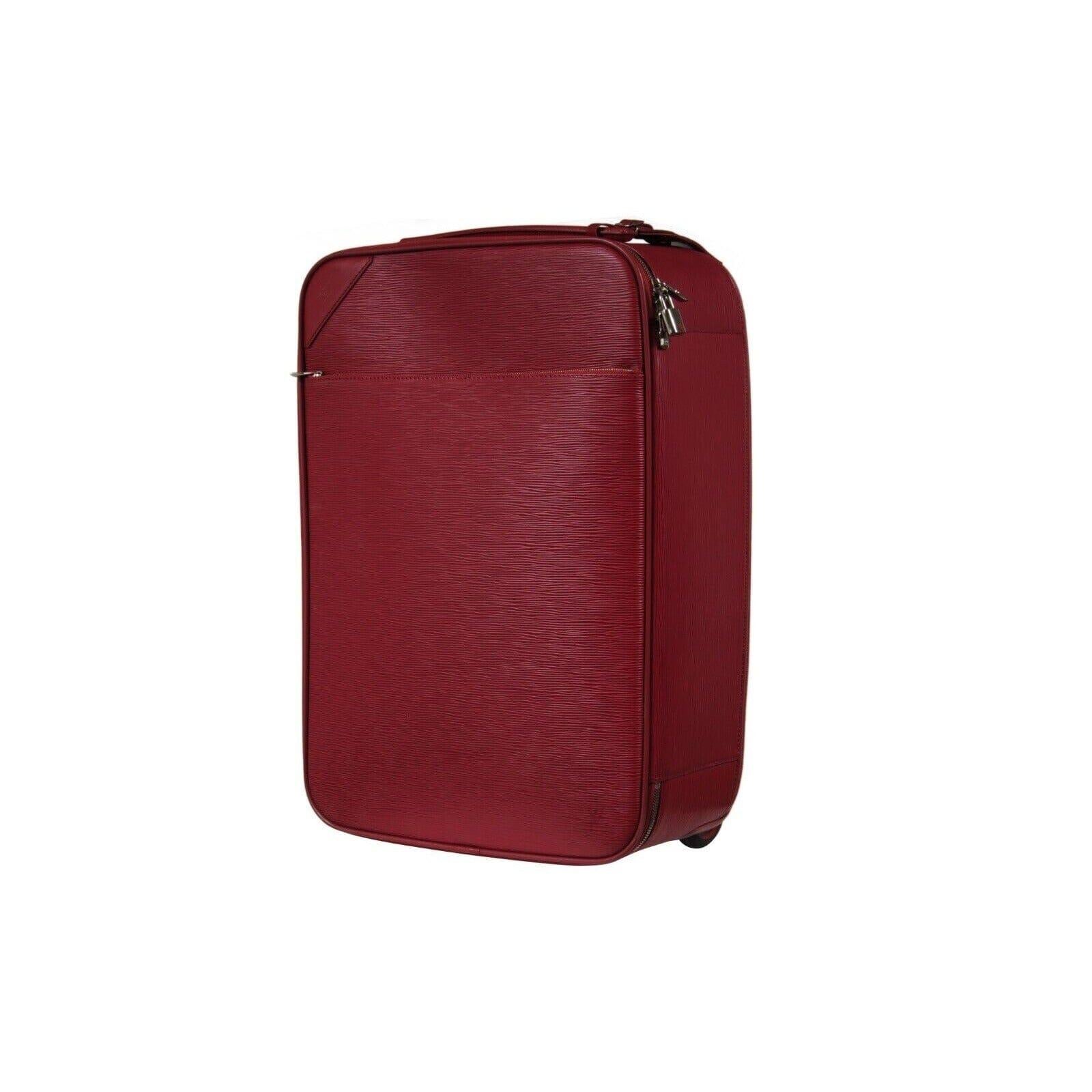 Louis Vuitton Pegase 50 Cuir Epi Rouge Valise Valise Trolley Bagage Carry On en vente 1