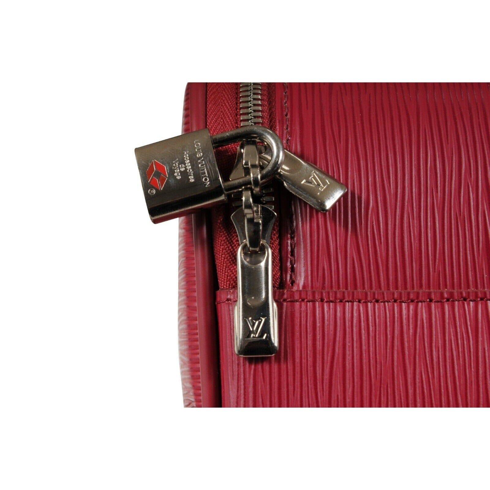 Louis Vuitton Pegase 50 Cuir Epi Rouge Valise Valise Trolley Bagage Carry On en vente 3