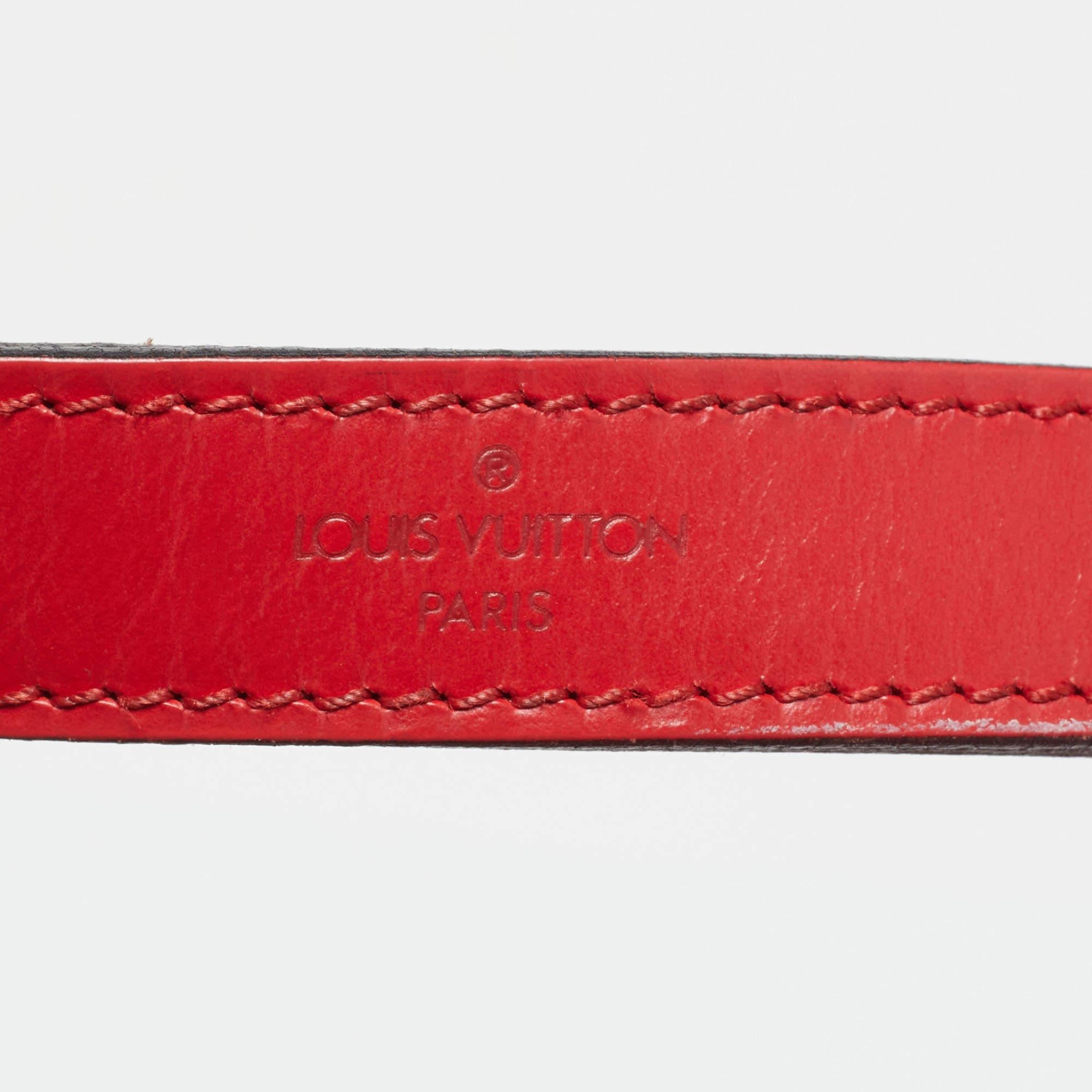 Louis Vuitton Red Epi Leather Petit Noe Bag 8