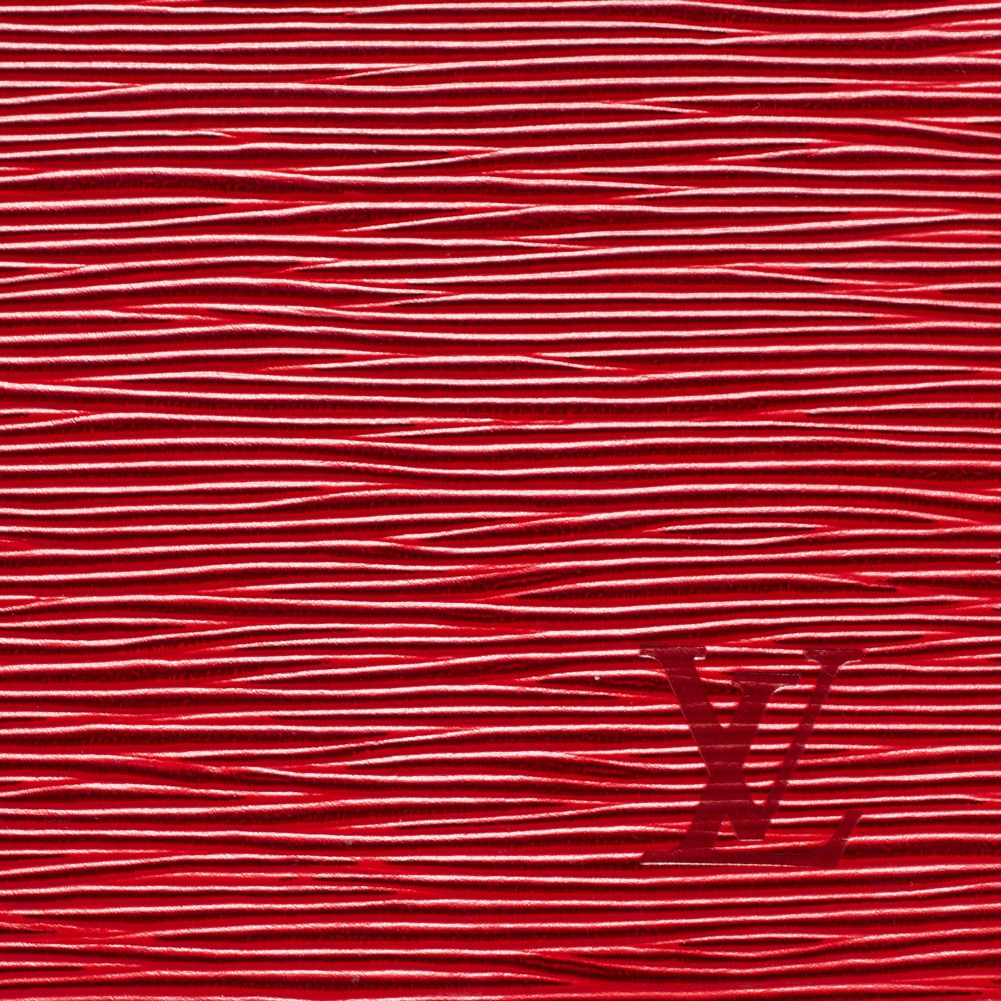 Louis Vuitton Red Epi Leather Poche Documents Portfolio Case 8