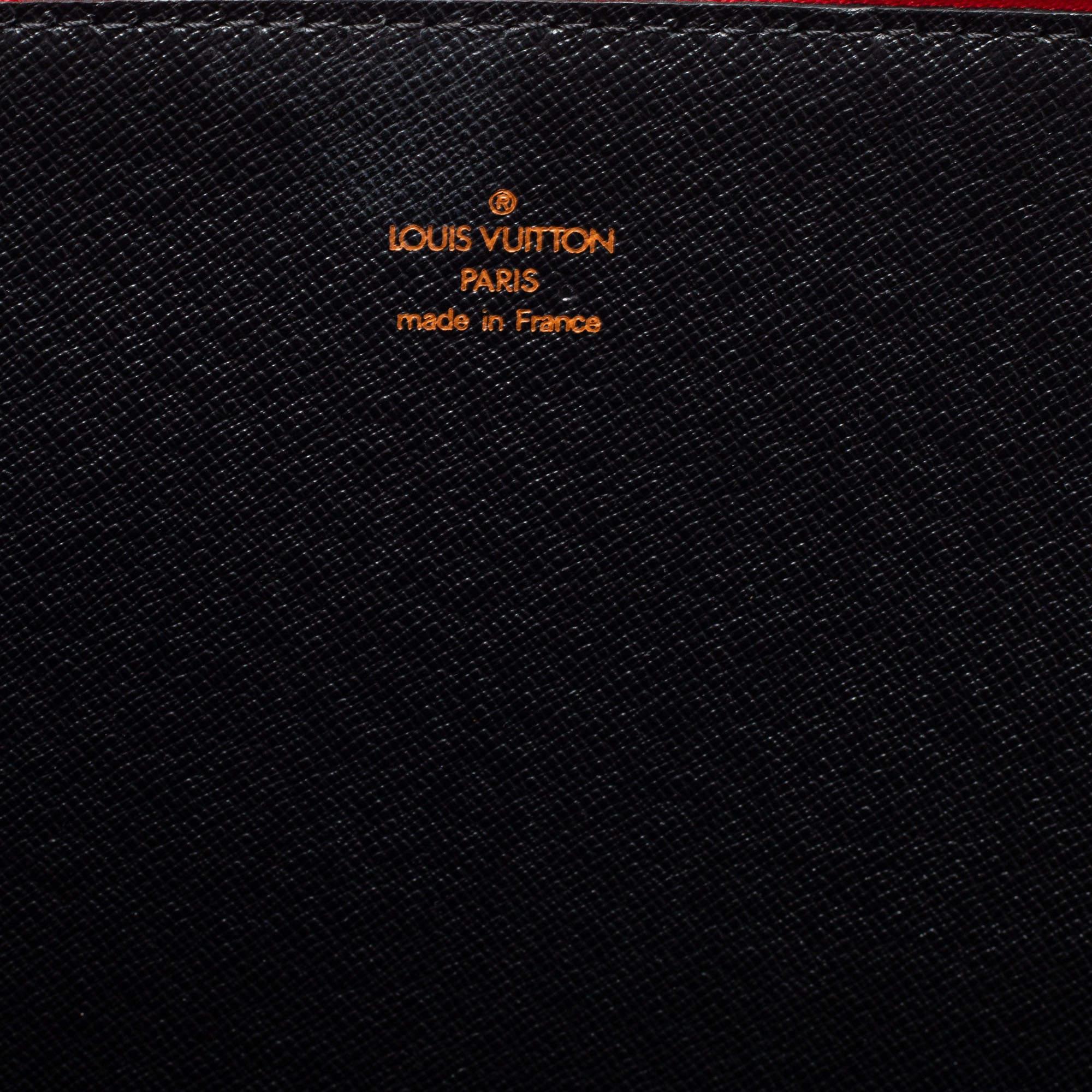 Louis Vuitton Red Epi Leather Poche Documents Portfolio Case 5