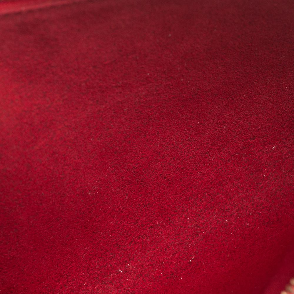 Louis Vuitton Red Epi Leather Pochette Accessoires Bag 7