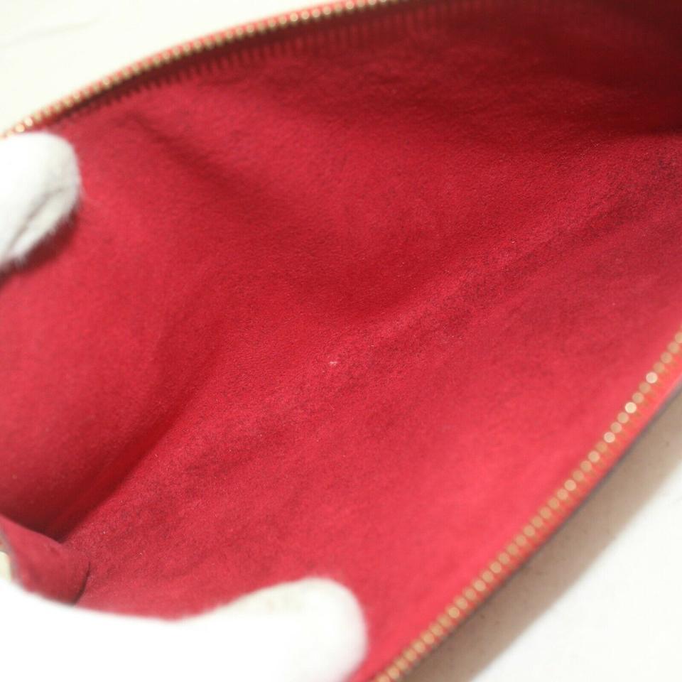 Rosso Louis Vuitton Pochette Accessori in Pelle Epi Rossa Pochette da Polso 862093