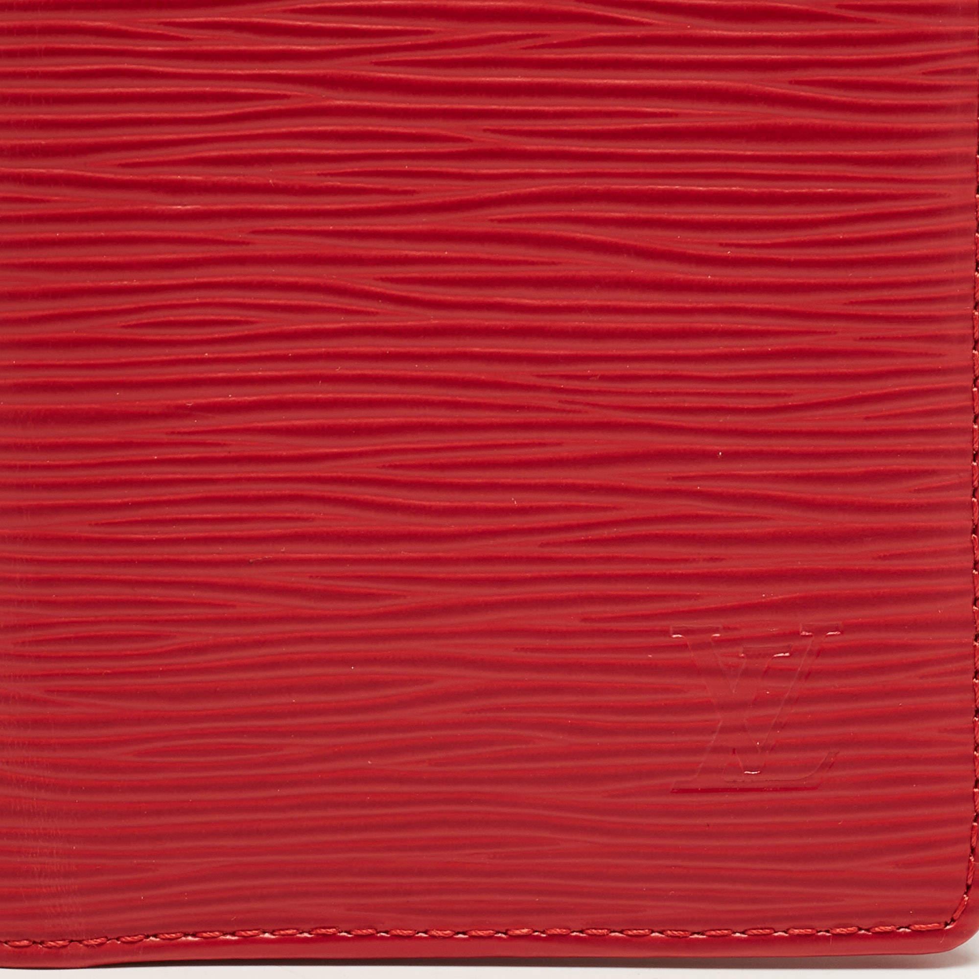 Louis Vuitton Red Epi Leather Pocket Organizer 6