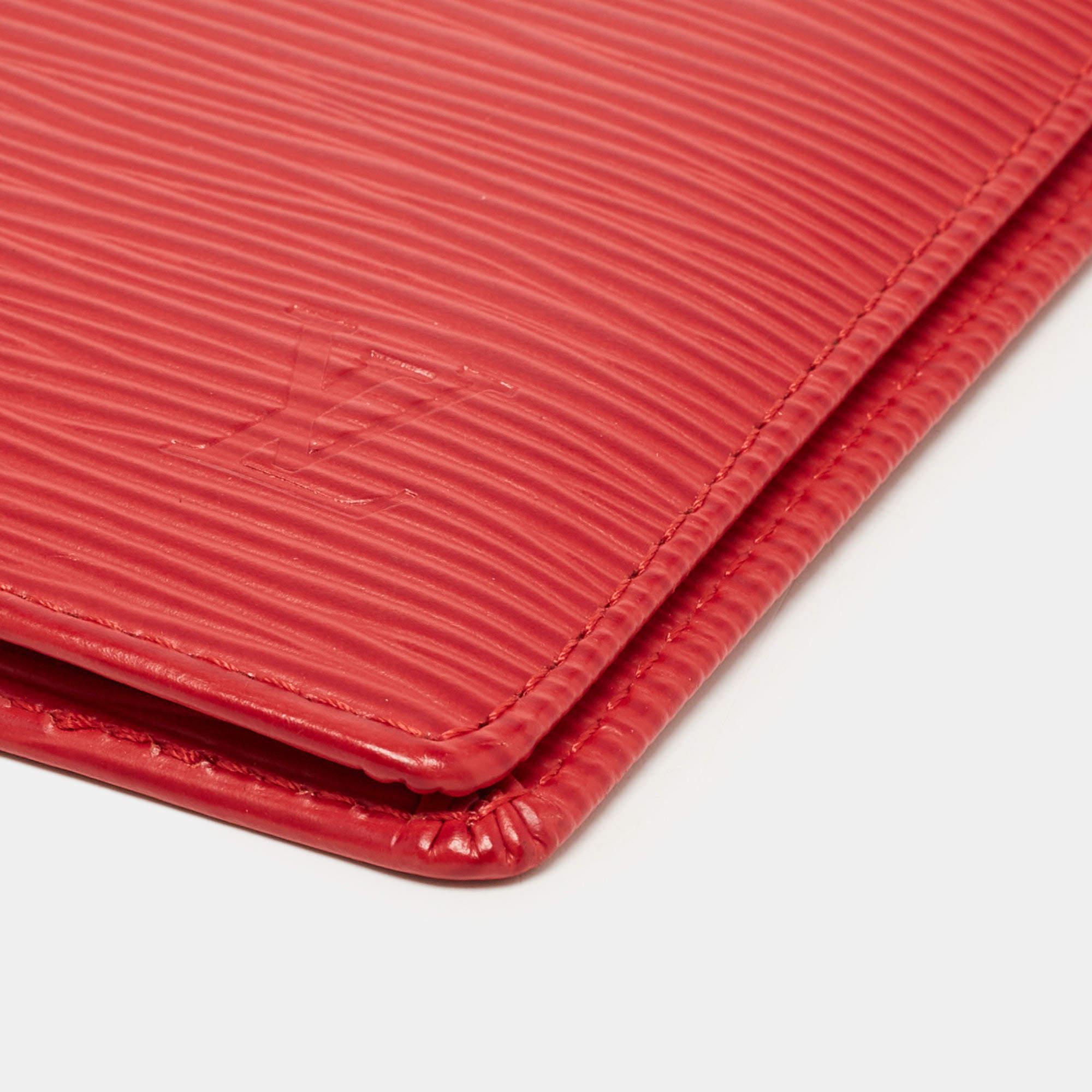 Louis Vuitton Red Epi Leather Pocket Organizer 1