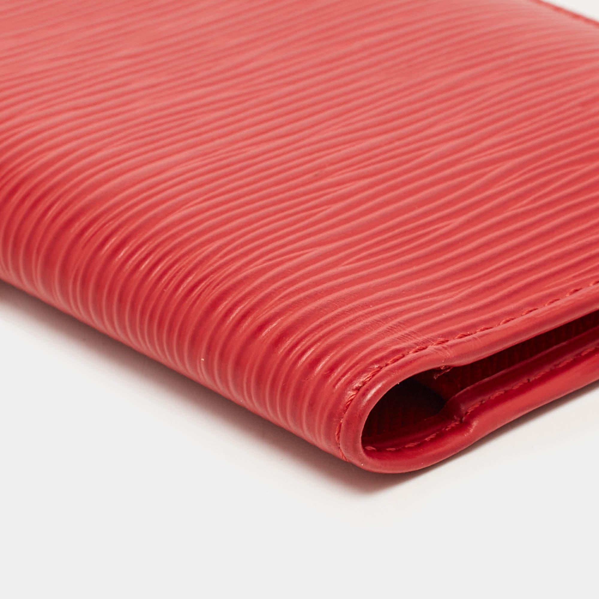 Louis Vuitton Red Epi Leather Pocket Organizer 2