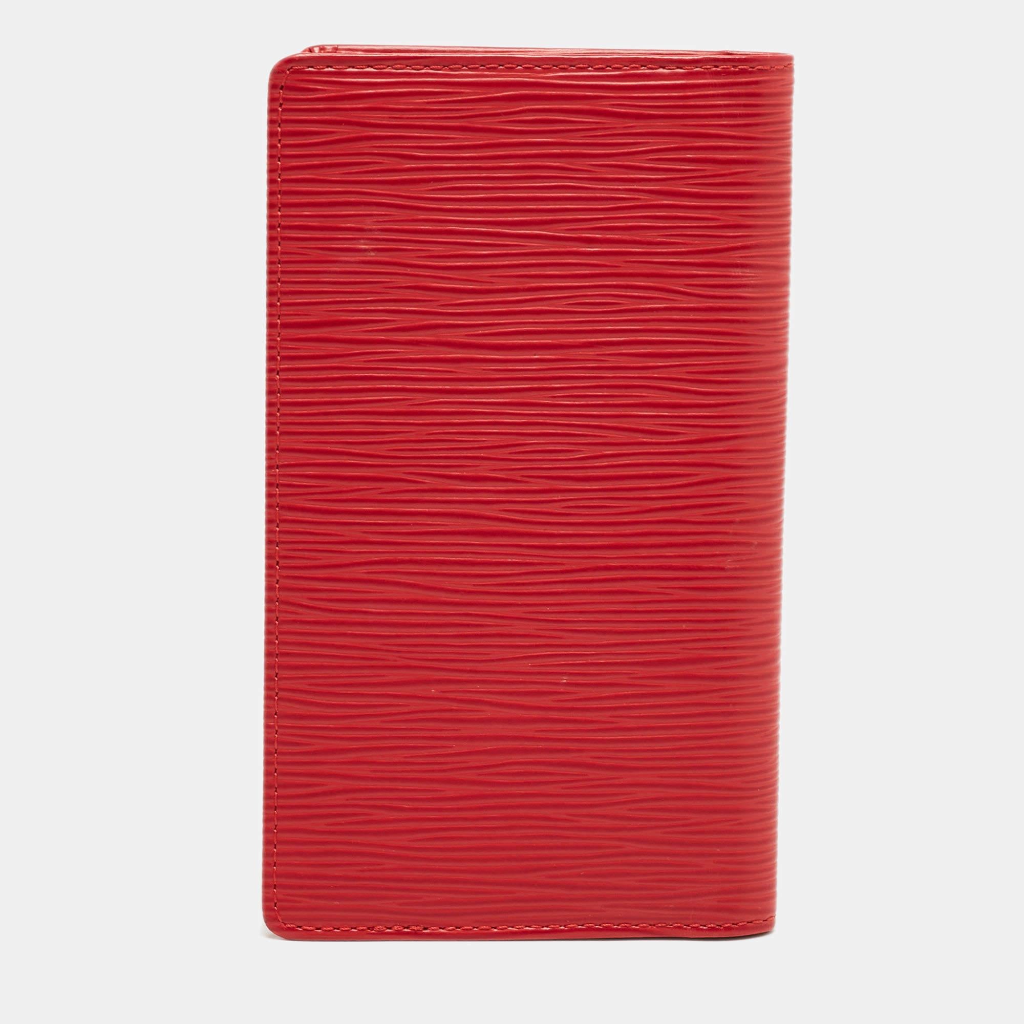 Louis Vuitton Red Epi Leather Pocket Organizer 3