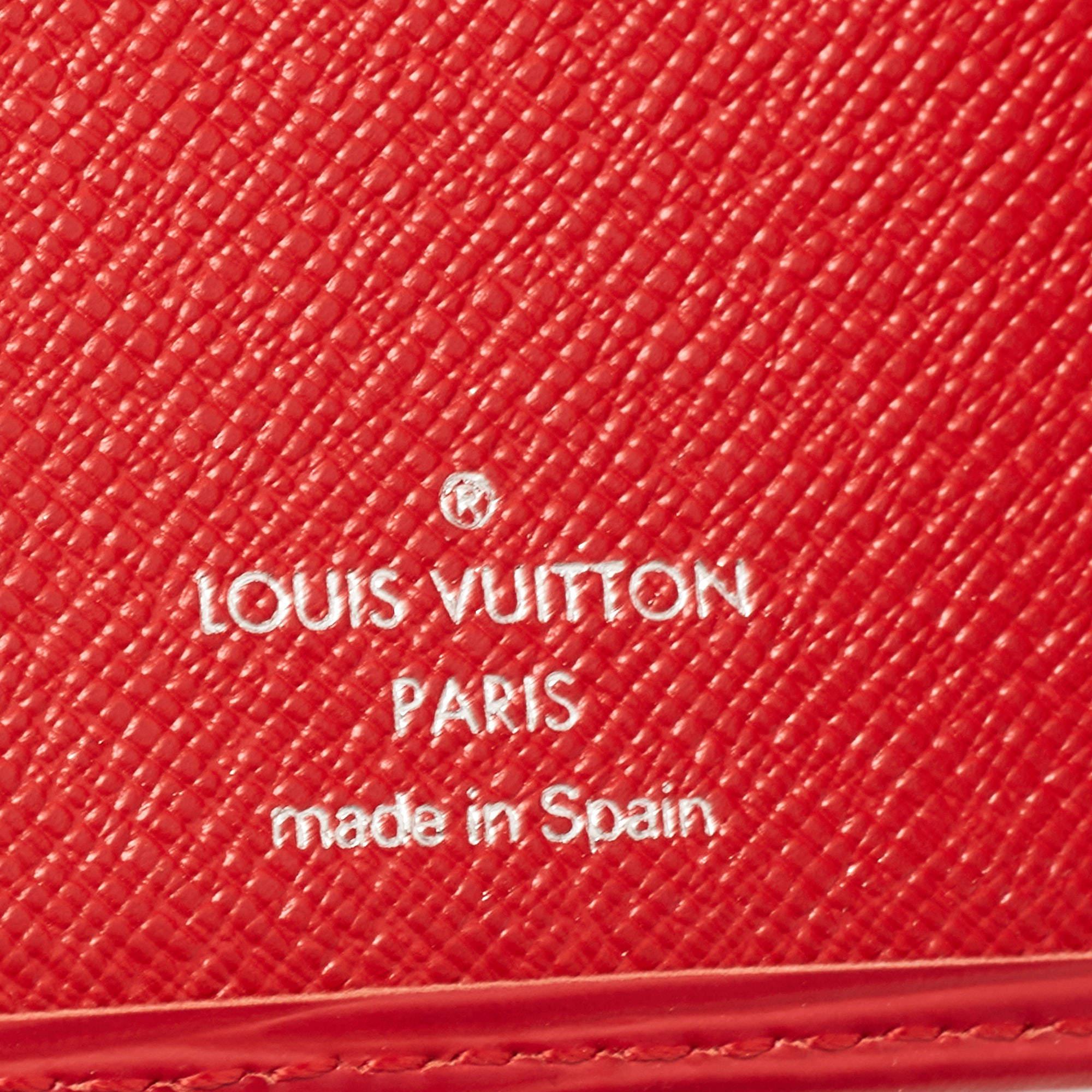 Louis Vuitton Red Epi Leather Pocket Organizer 4