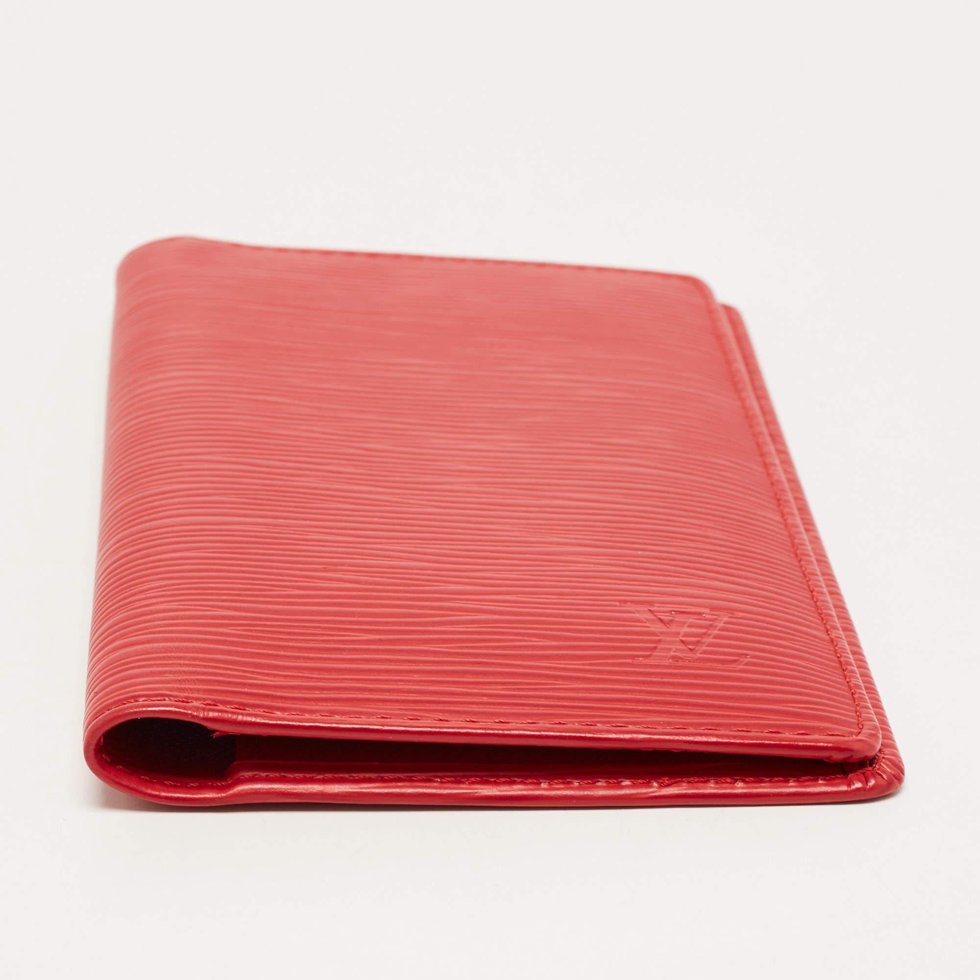 Louis Vuitton Red Epi Leather Pocket Organizer 5