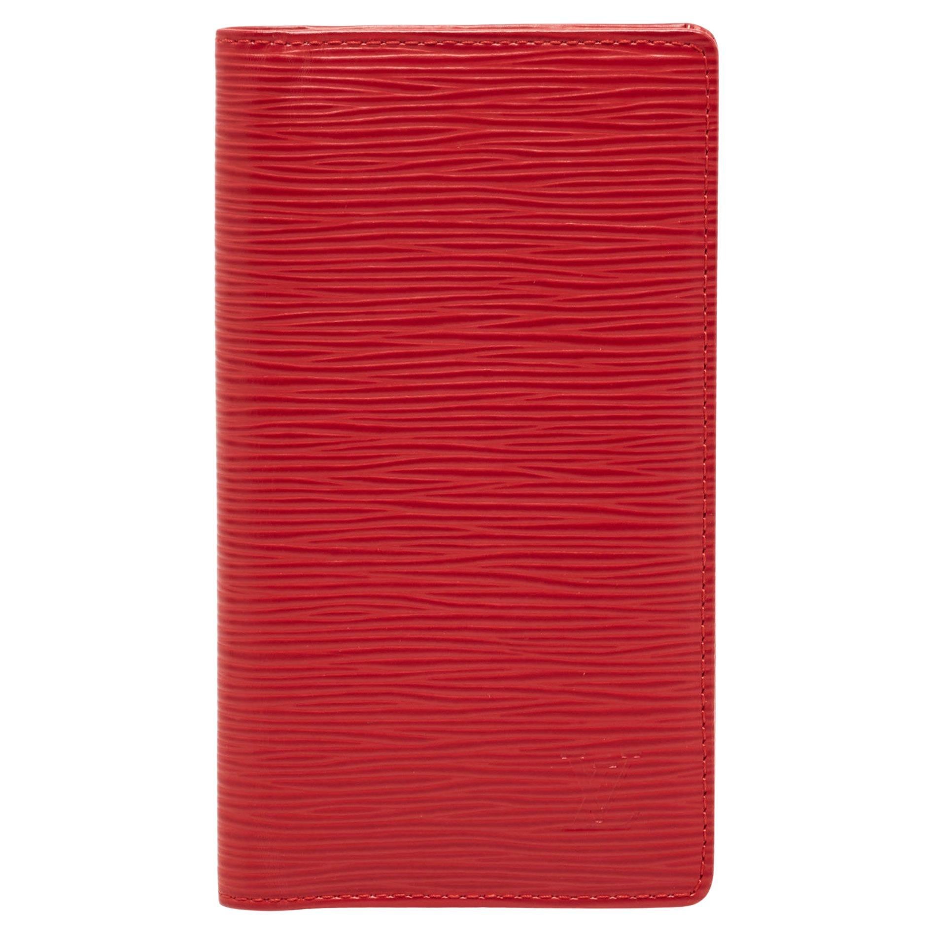 Louis Vuitton Red Epi Leather Pocket Organizer