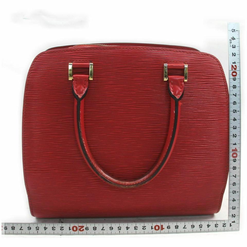 Louis Vuitton Red Epi Leather Pont Neuf Boston 861022 3