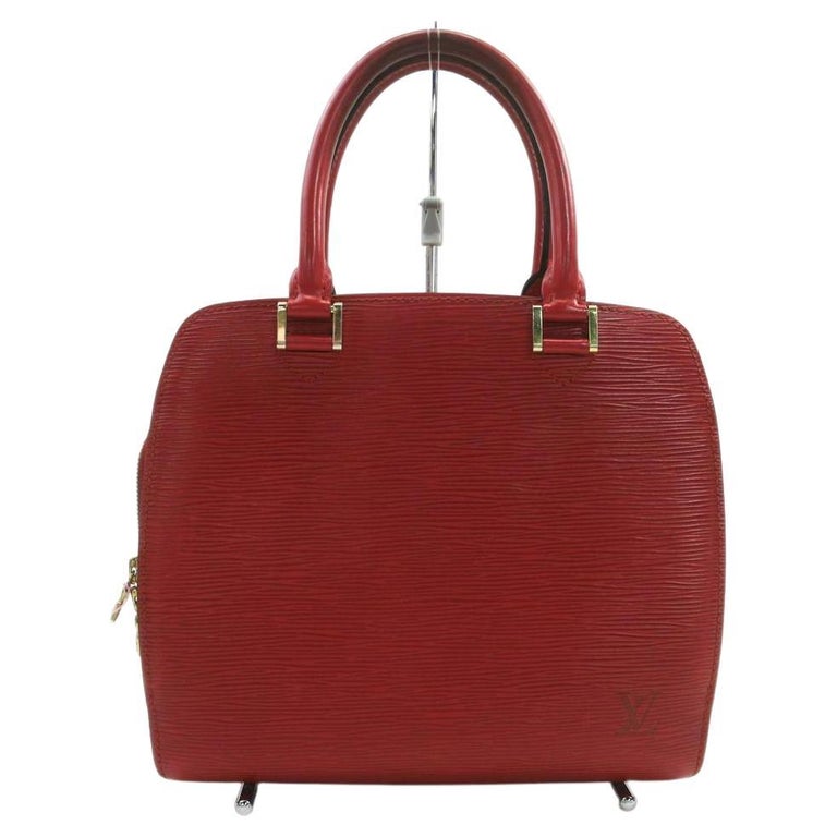 Louis Vuitton Red Epi Leather Pont Neuf Boston 861022 For Sale