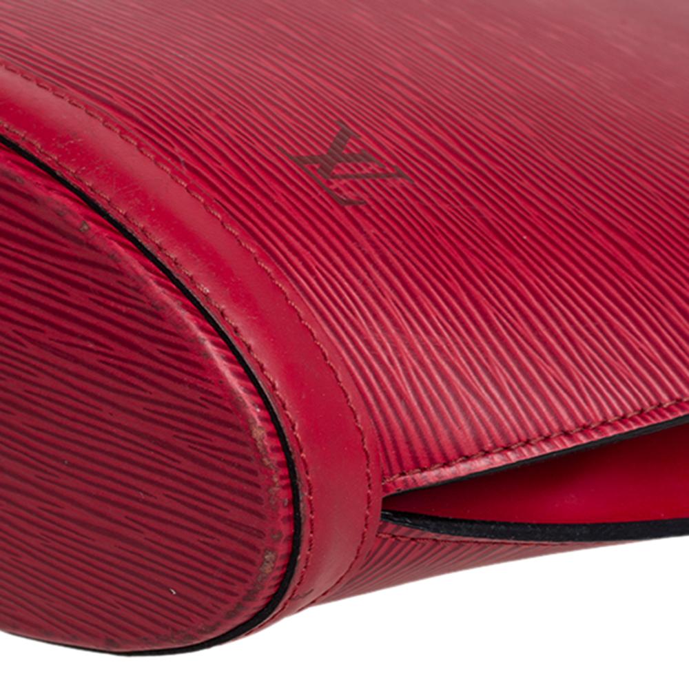 Louis Vuitton Red Epi Leather Saint Jacques PM Bag 9