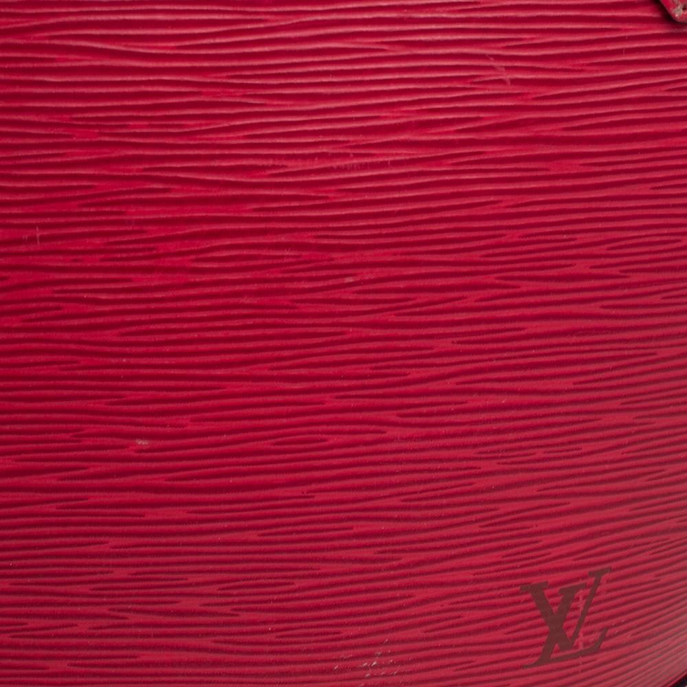 Louis Vuitton Red Epi Leather Saint Jacques PM Bag 4