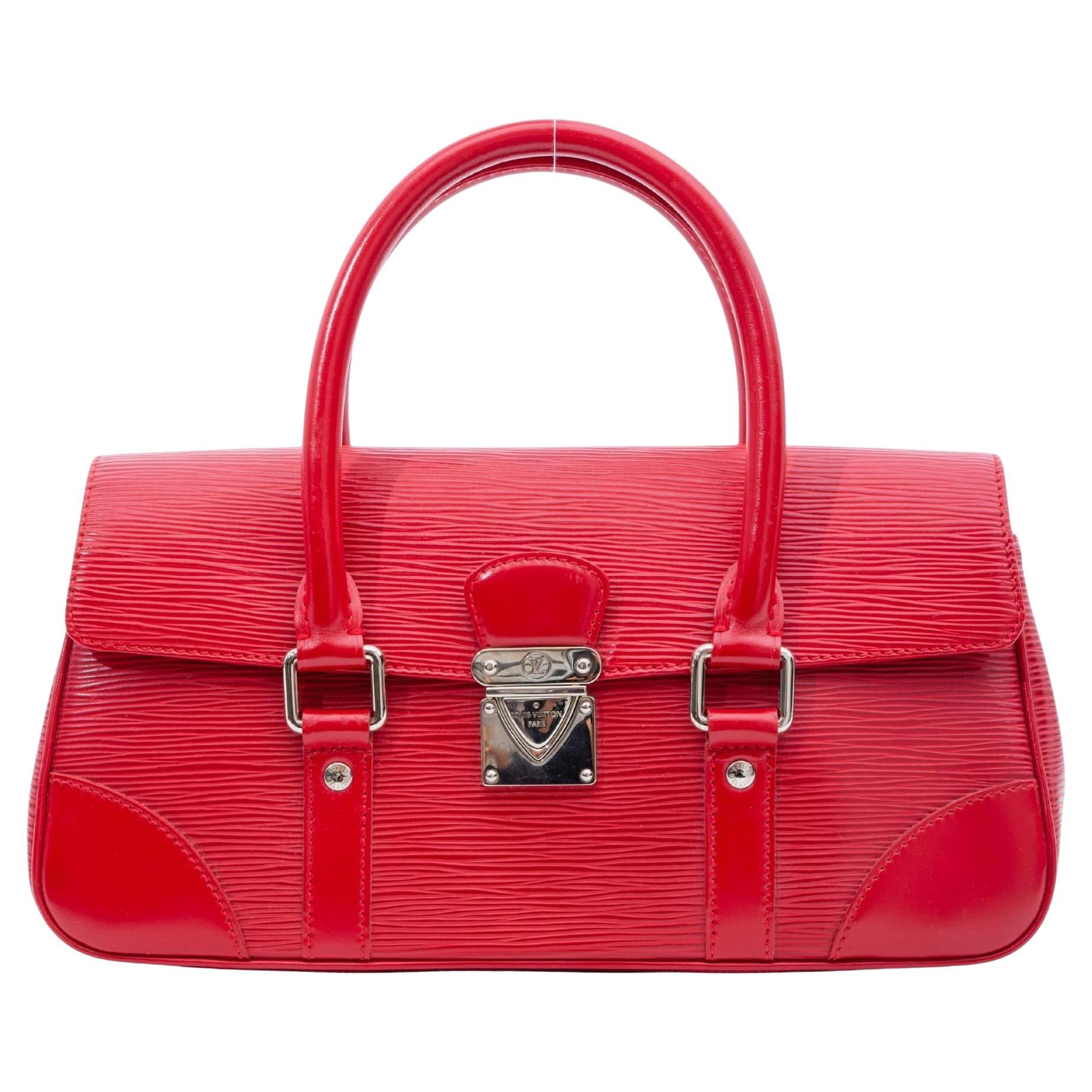 Louis Vuitton Red Epi Leather Segur PM Handbag (2005)