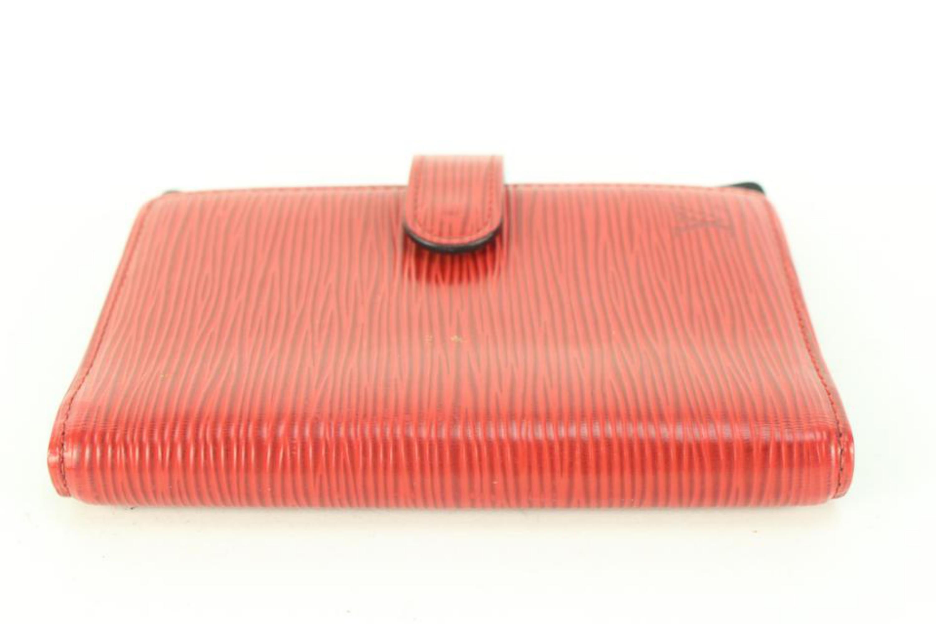 Louis Vuitton Roter Epi-Lederring Agenda PM 24lz510s im Zustand „Gut“ im Angebot in Dix hills, NY